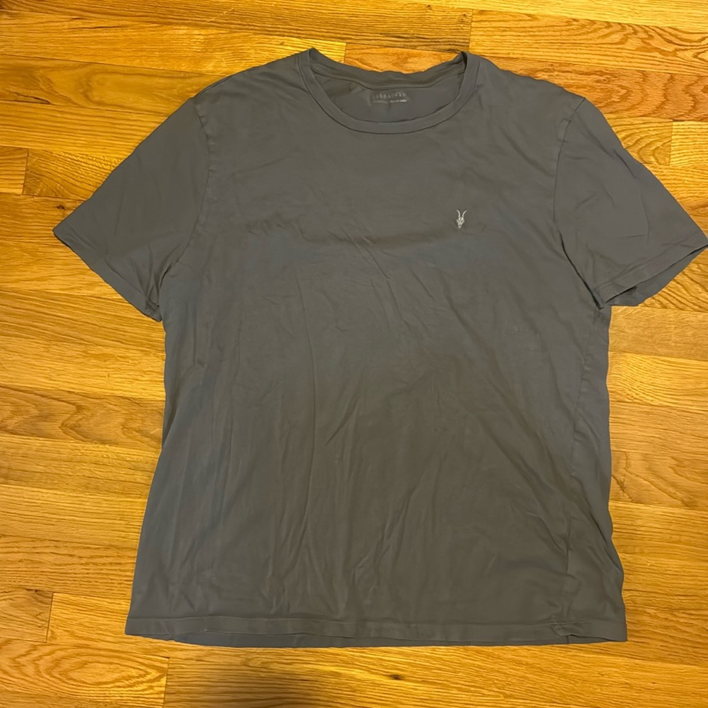 All Saints gray t shirt.